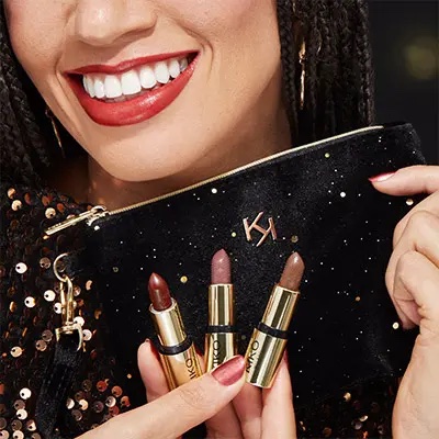 Набір для губ KIKO MILANO Holiday Wonderlights Creamy Miniature Lipstick Gift Set